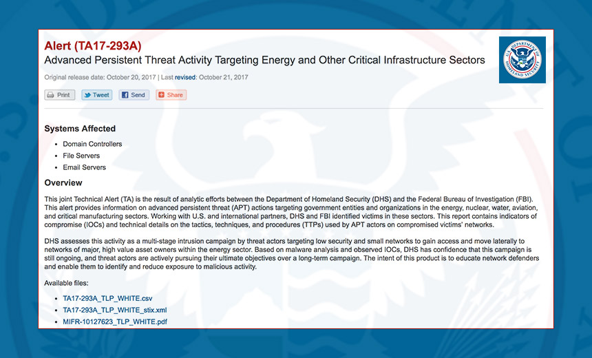 Alert: Energy Sector Hacking Campaign Continues