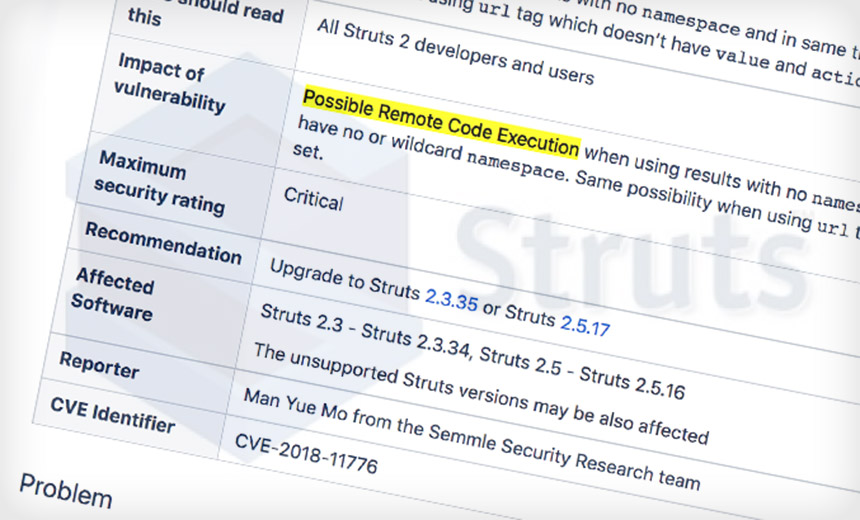 Apache Issues Emergency Struts Patch to Fix Critical Flaw