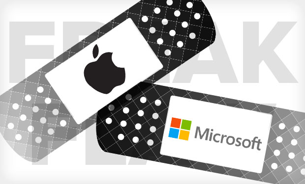 Apple, Microsoft Issue Freak Flaw Fixes