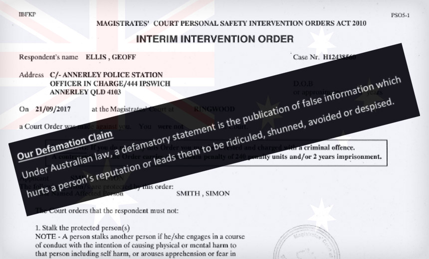 Australian InfoSec Analysts Hit With Restraining Orders