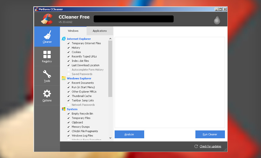 Avast Distributed Trojanized CCleaner Windows Utility