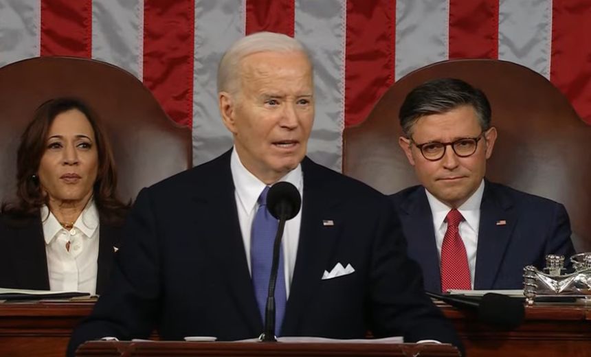 In SOTU, Biden Calls for Ban on AI Voice Impersonations