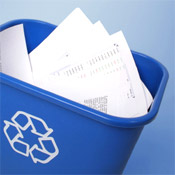Breach Tied to Recycling Bin