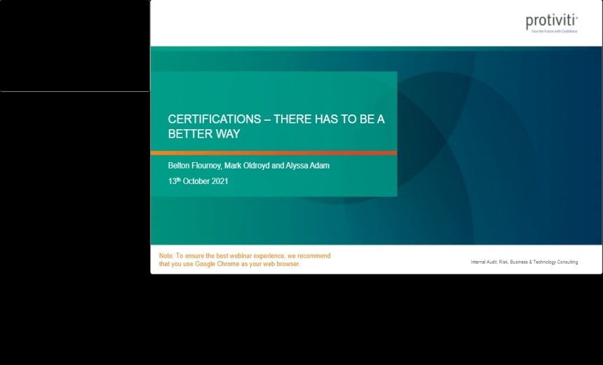 Certifications — There Has to Be a Better Way