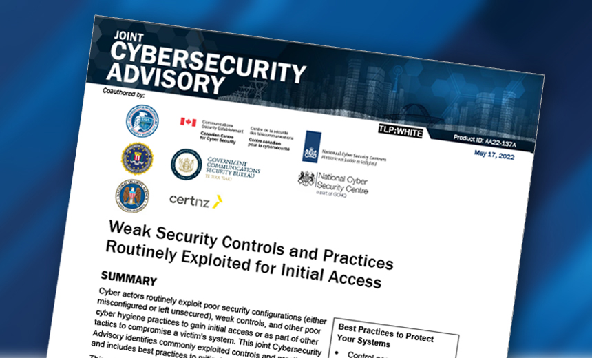 Five Eyes Alliance Advises on Top 10 Initial Attack Vectors