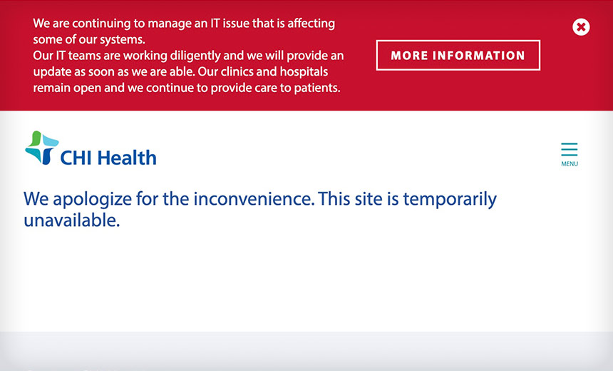 Hospital Chain's Patient Portals, Other IT Still Offline