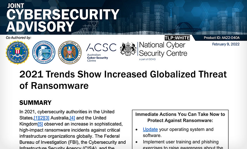 Cyber Agencies Warn: Ransomware Attacks Are Worse Than Ever