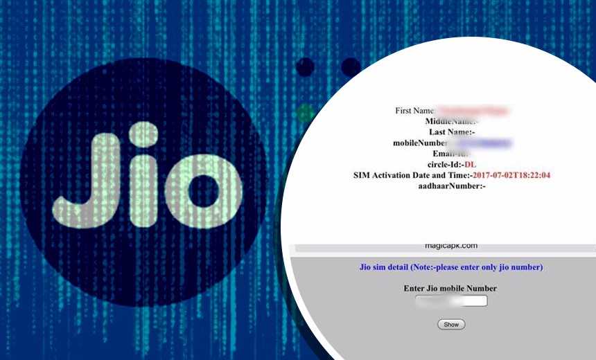 Details on Millions of Reliance Jio Customers Apparently Leaked