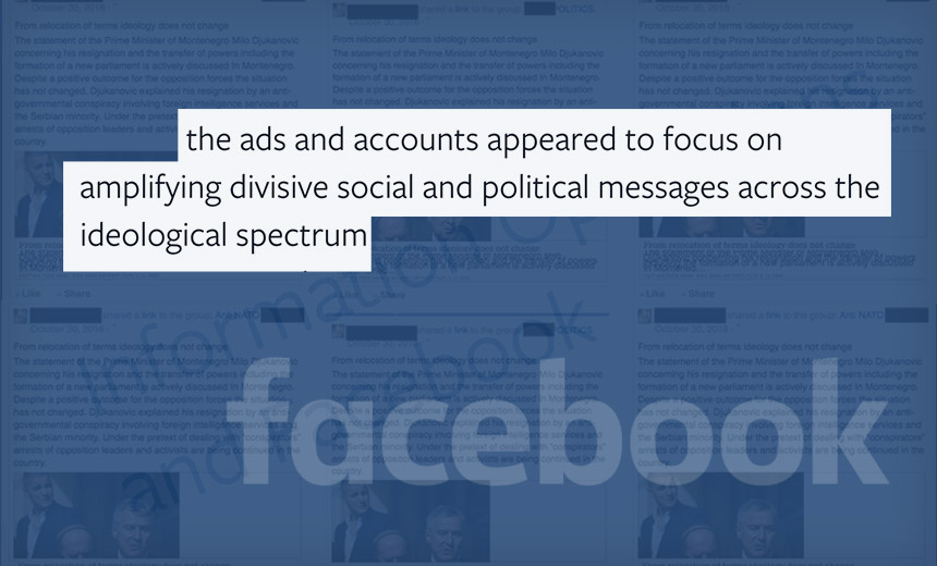 Facebook: Bogus Russia-Linked Accounts Bought Political Ads