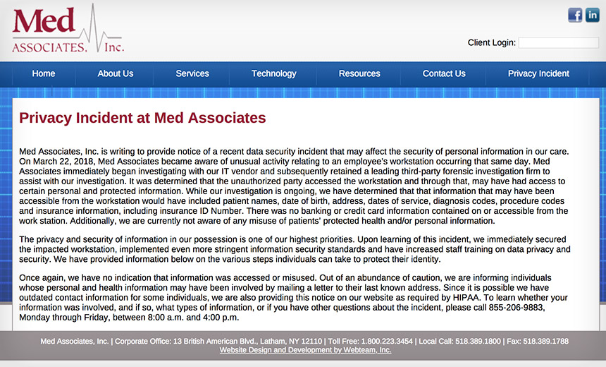 Hacking Incident at Billing Vendor Affects 270,000 Patients