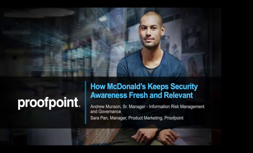 How McDonald’s Keeps Security Awareness Fresh and Relevant