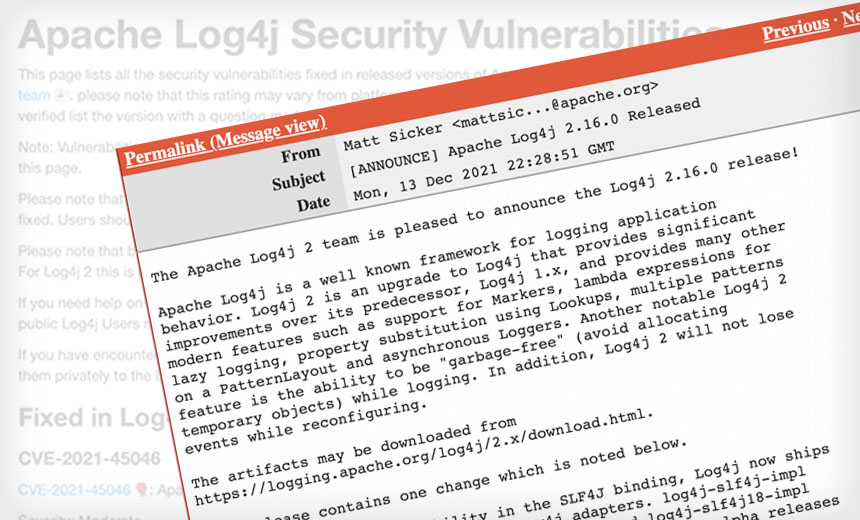 How to Patch Log4j Now That Version 2.16 Has Been Released