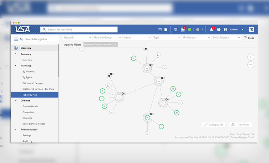 complete the registry value in order to display the kaseya agent when