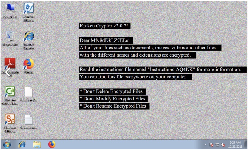 Crypto-Locking Kraken Ransomware Looms Larger