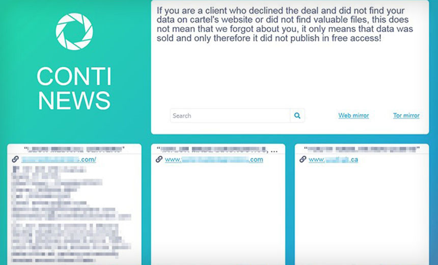 Leaks Fail to Dent Conti's Successful Ransomware Operation