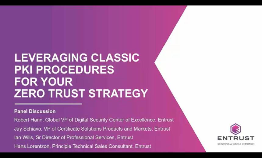 Leveraging Classic PKI Procedures for Your Zero Trust Strategy