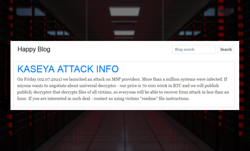 List of Victims of Kaseya Ransomware Attack Grows