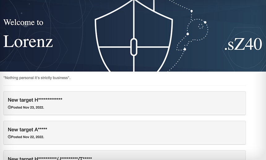 Lorenz Ransomware Alert: Risk to Healthcare, Public Sector