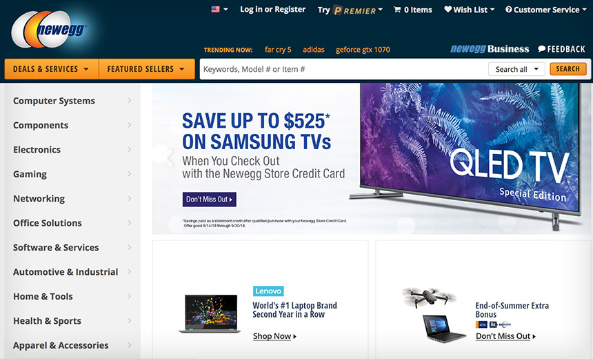 'Magecart' Card-Sniffing Gang Cracks Newegg