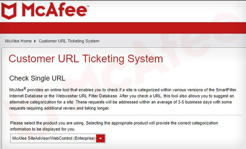 Researcher: McAfee URL Security Service Gave Pass to Trojan