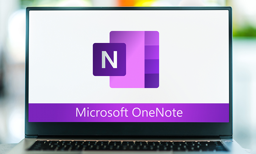 Microsoft OneNote En Son Kötü Amaçlı Yazılım Vektörüdür