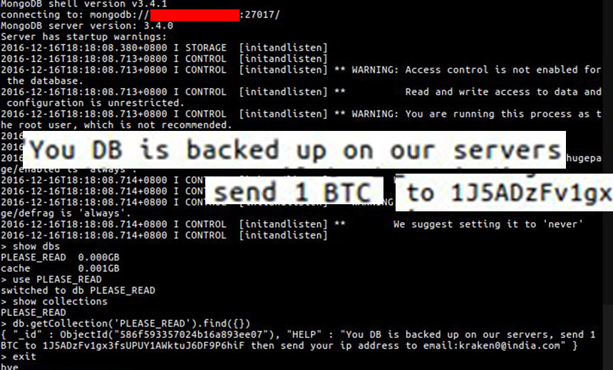 MongoDB Ransomware Compromises Double in a Day
