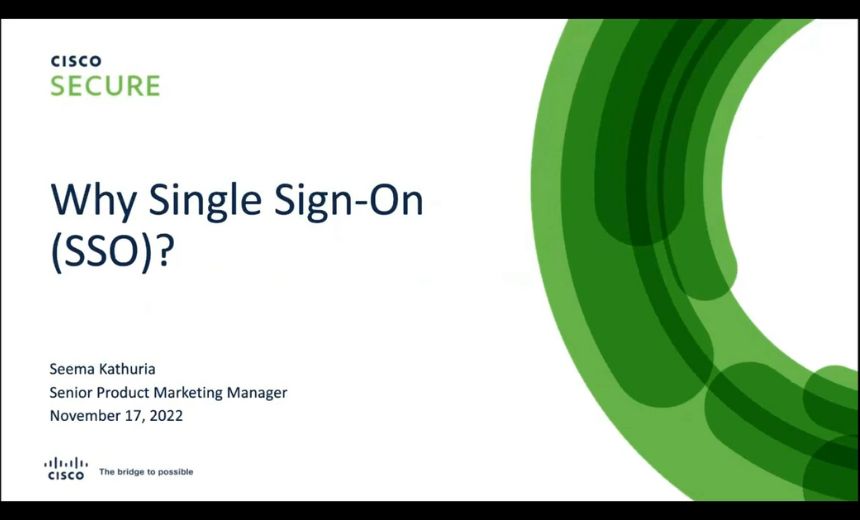 On Demand | Why Single Sign-On (SSO)?