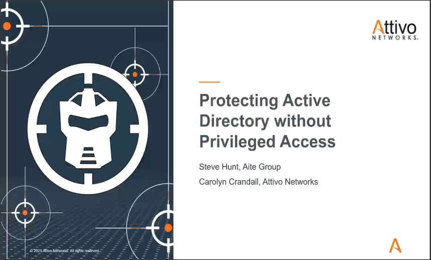 OnDemand Webinar I Protecting Active Directory Without Privileged Access