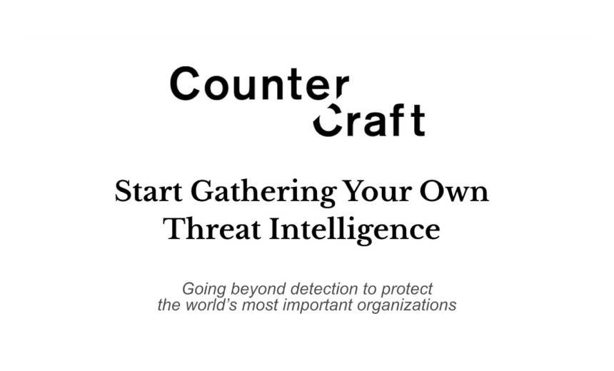 OnDemand Webinar: Start Gathering Your Own Threat Intelligence