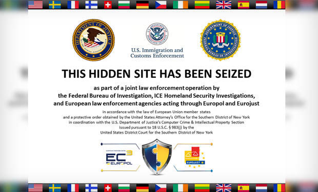 Authorities Seize 'Darknet' Drug Sites