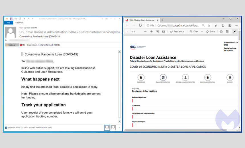 Phishing Campaign Spoofs SBA Loan Offer