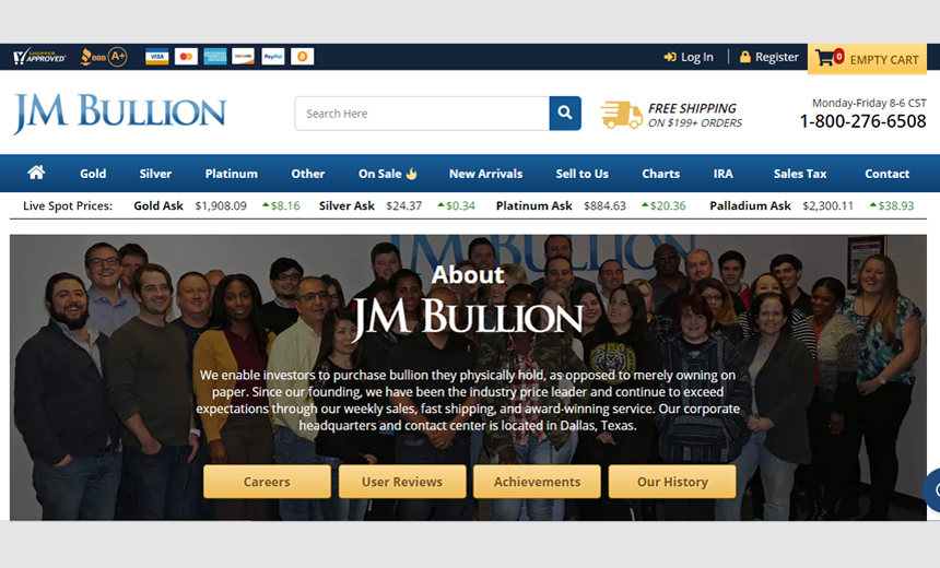 Precious Metal Trader JM Bullion Acknowledges Breach