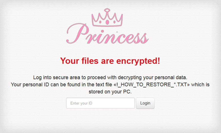 Princess Ransomware: Not So Pretty in Pink