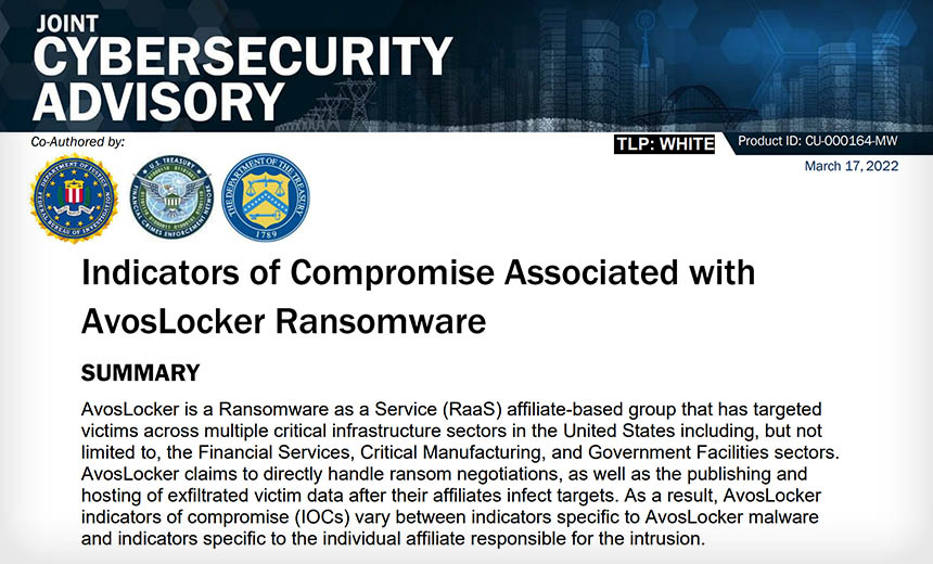 Ransomware Alert: AvosLocker Hits Critical Infrastructure