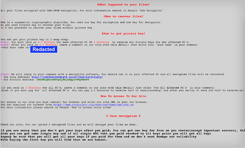 SamSam Ransomware Offers Volume Decryption Discount