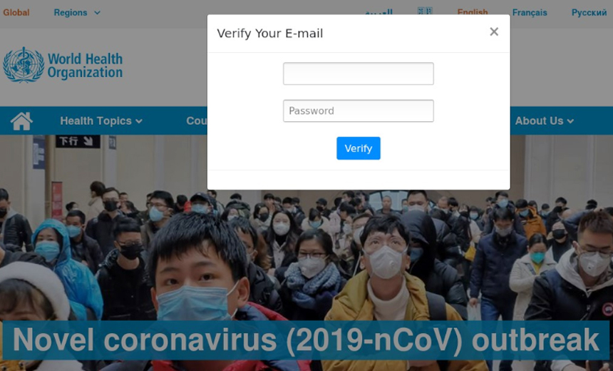 Spoofed Website Templates Help Spread COVID-19 Scams: Report