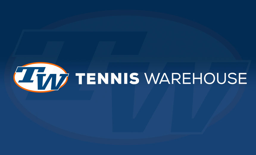 Tennis warehouse shop logo