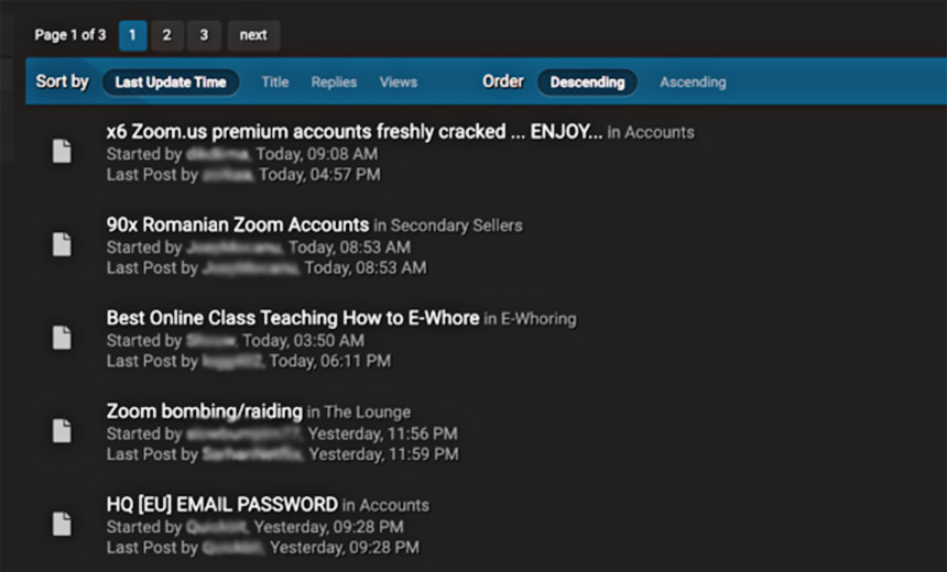 Stolen Zoom Credentials: Hackers Sell Cheap Access