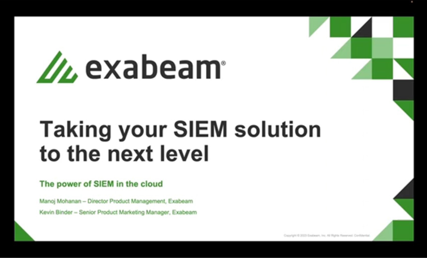 Taking Your SIEM Solution to the Next Level