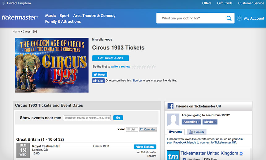 Ticketmaster Fined $1.7 Million for Data Security Failures