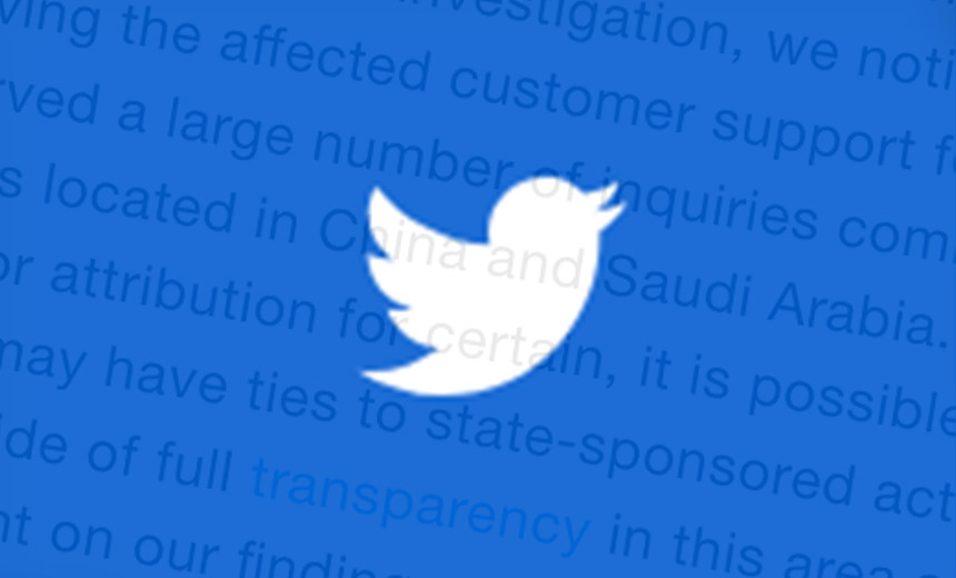 Twitter Sees Signs of State-Sponsored Attack