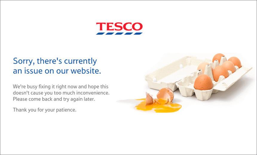 UK's Tesco Supermarket App and Website Disrupted