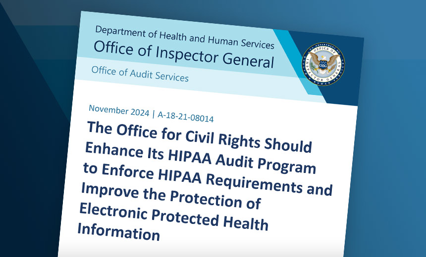 Gözlemci Raporu: HHS OCR, HIPAA Denetim Programını Güçlendirmeli